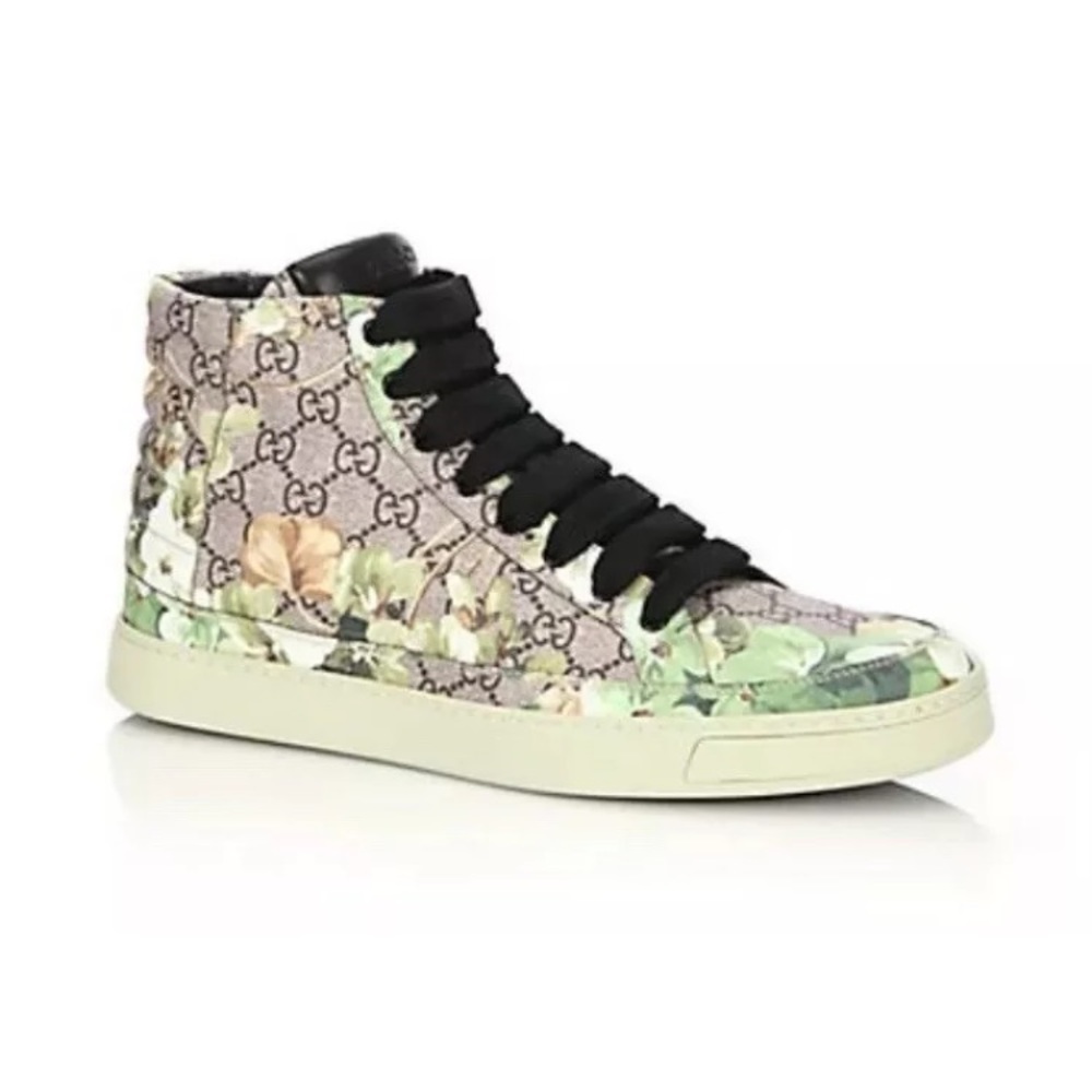 GUCCI floral BLOOMS hightop 11.5G/12.5 USAuthentic